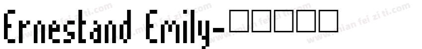 Ernestand Emily字体转换